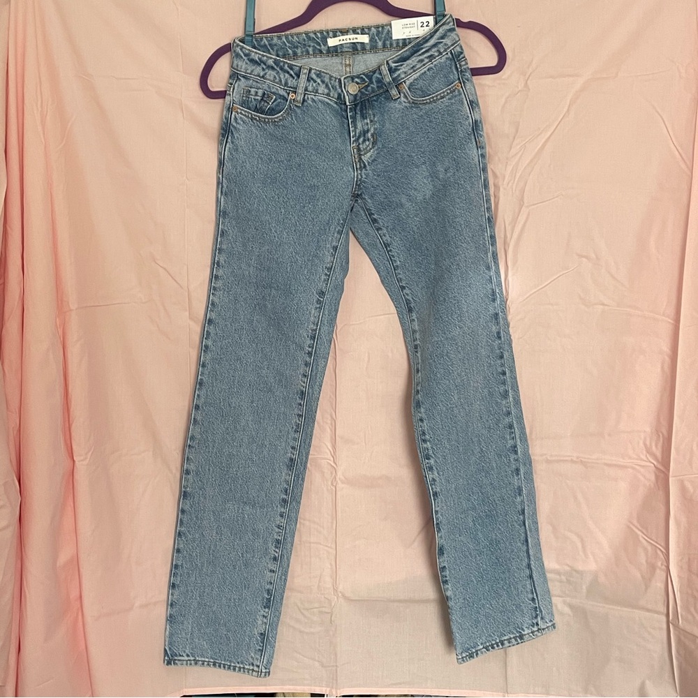 PacSun Blue Straight Leg Jeans